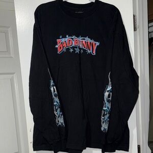 Bad Bunny Tour Black Long Sleeve Shirt